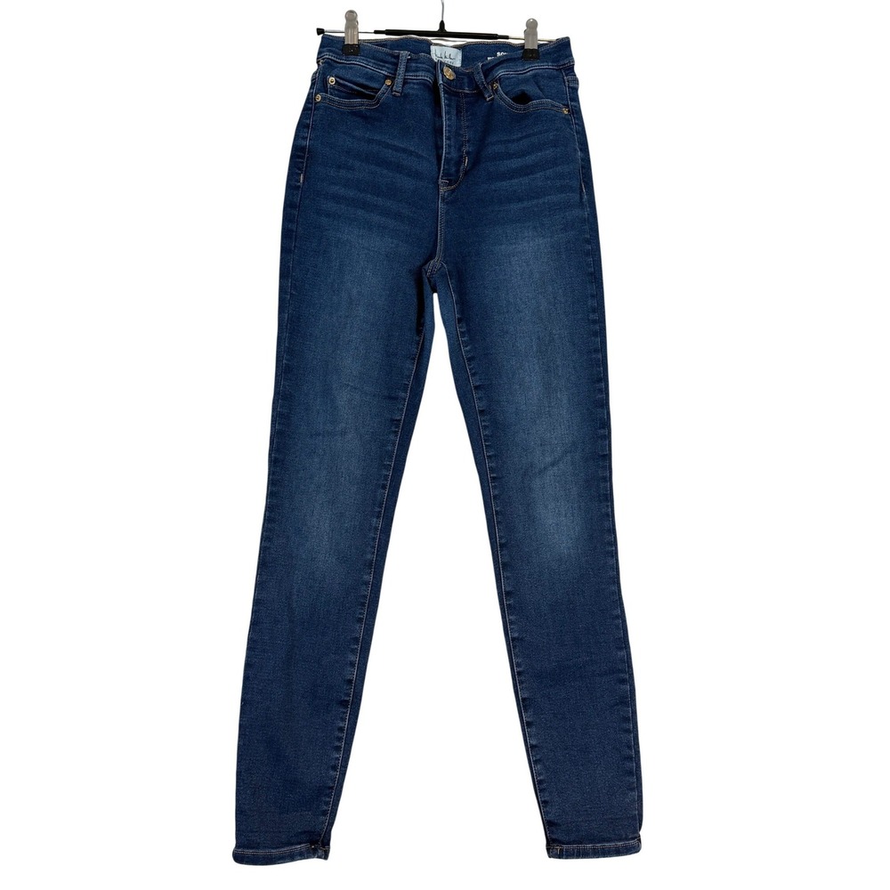 Nicole Miller New York‎ Soho High Rise Skinny Jeans Blue Dark Wash Womens Size 8
